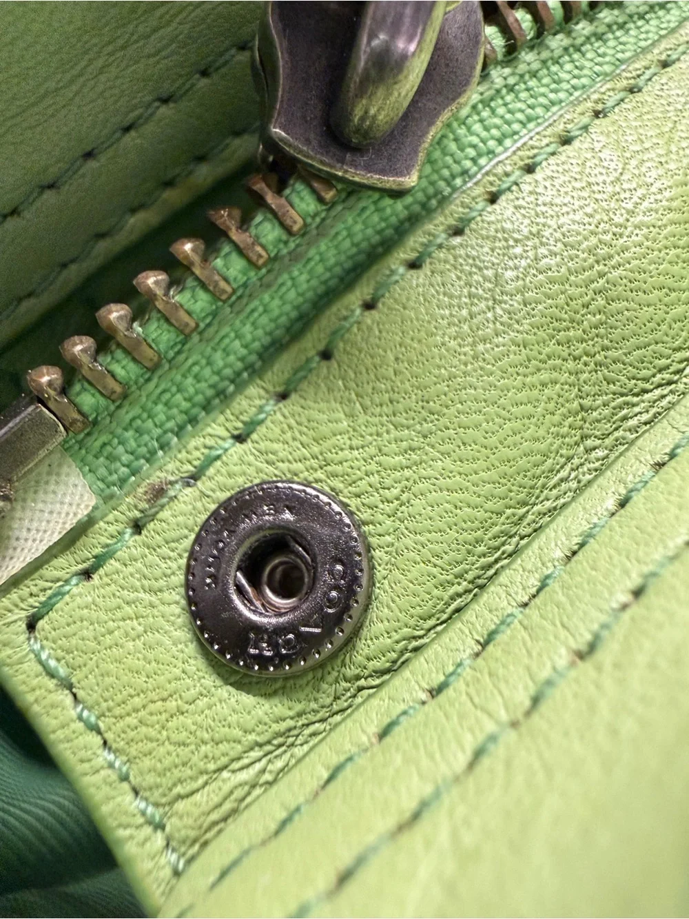 Coach Swagger 21 Exotic Green Croc-Embossed Structured Top-Handle Satchel